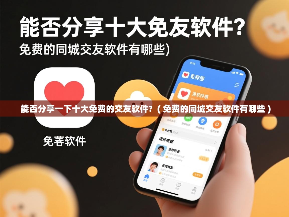  能否分享一下十大免费的交友软件?  ( 免费的同城交友软件有哪些 )