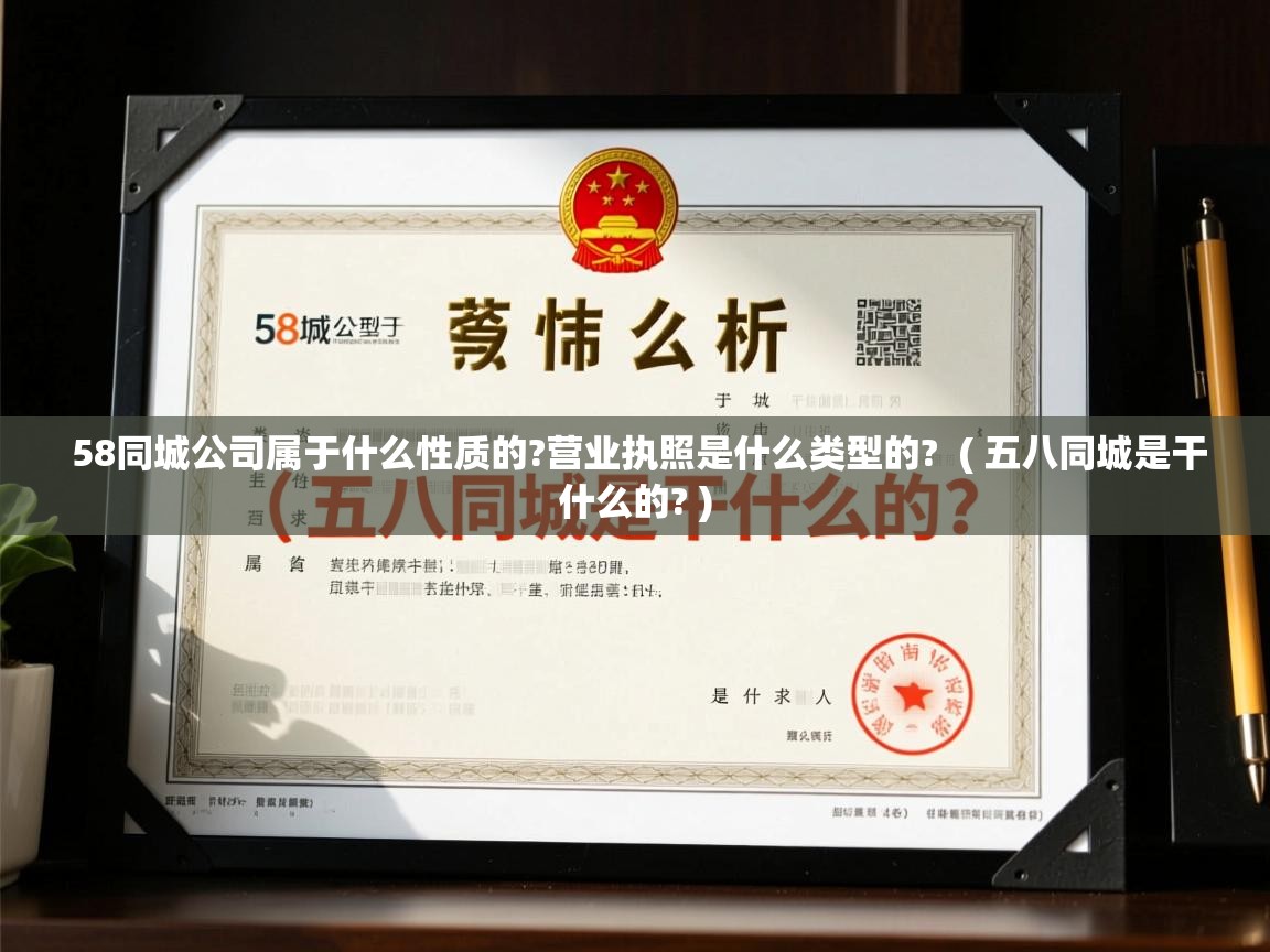 58同城公司属于什么性质的?营业执照是什么类型的? ( 五八同城是干什么的? ) 58同城公司属于什么性质的?营业执照是什么类型的? ( 五八同城是干什么的? )