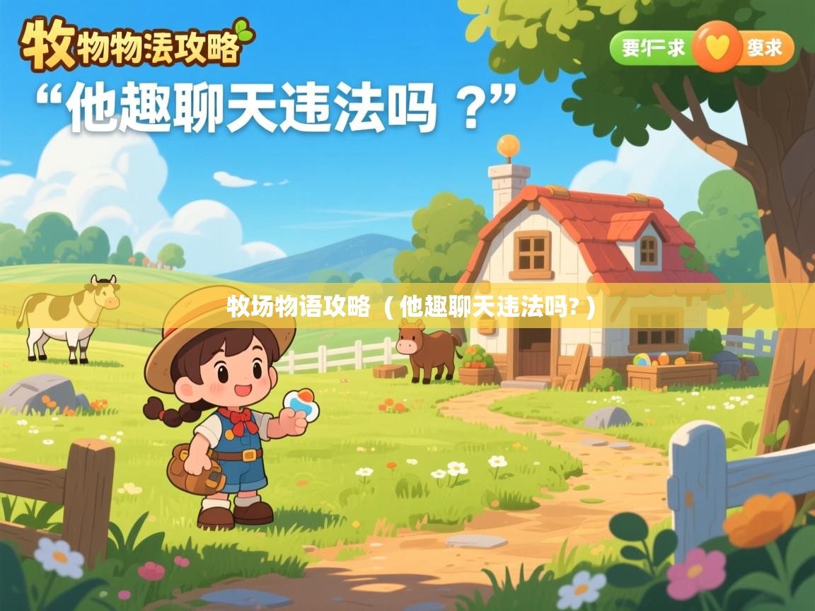  牧场物语攻略  ( 他趣聊天违法吗? )