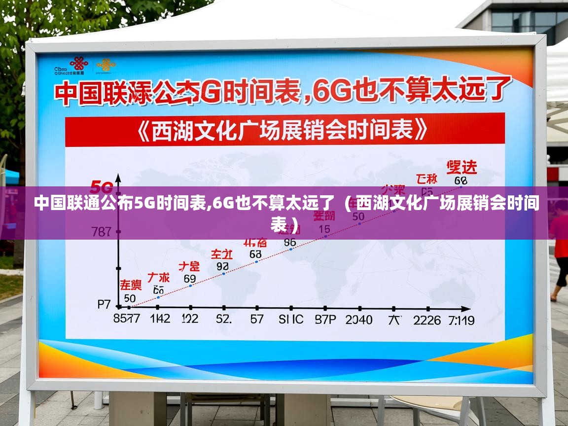  中国联通公布5G时间表,6G也不算太远了  ( 西湖文化广场展销会时间表 )