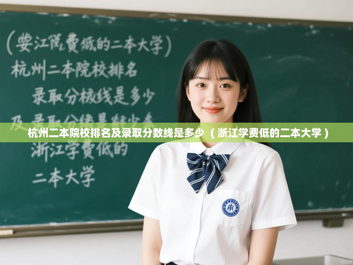  杭州二本院校排名及录取分数线是多少  ( 浙江学费低的二本大学 )