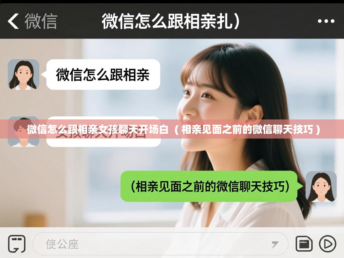 微信怎么跟相亲女孩聊天开场白 ( 相亲见面之前的微信聊天技巧 ) 微信怎么跟相亲女孩聊天开场白 ( 相亲见面之前的微信聊天技巧 )