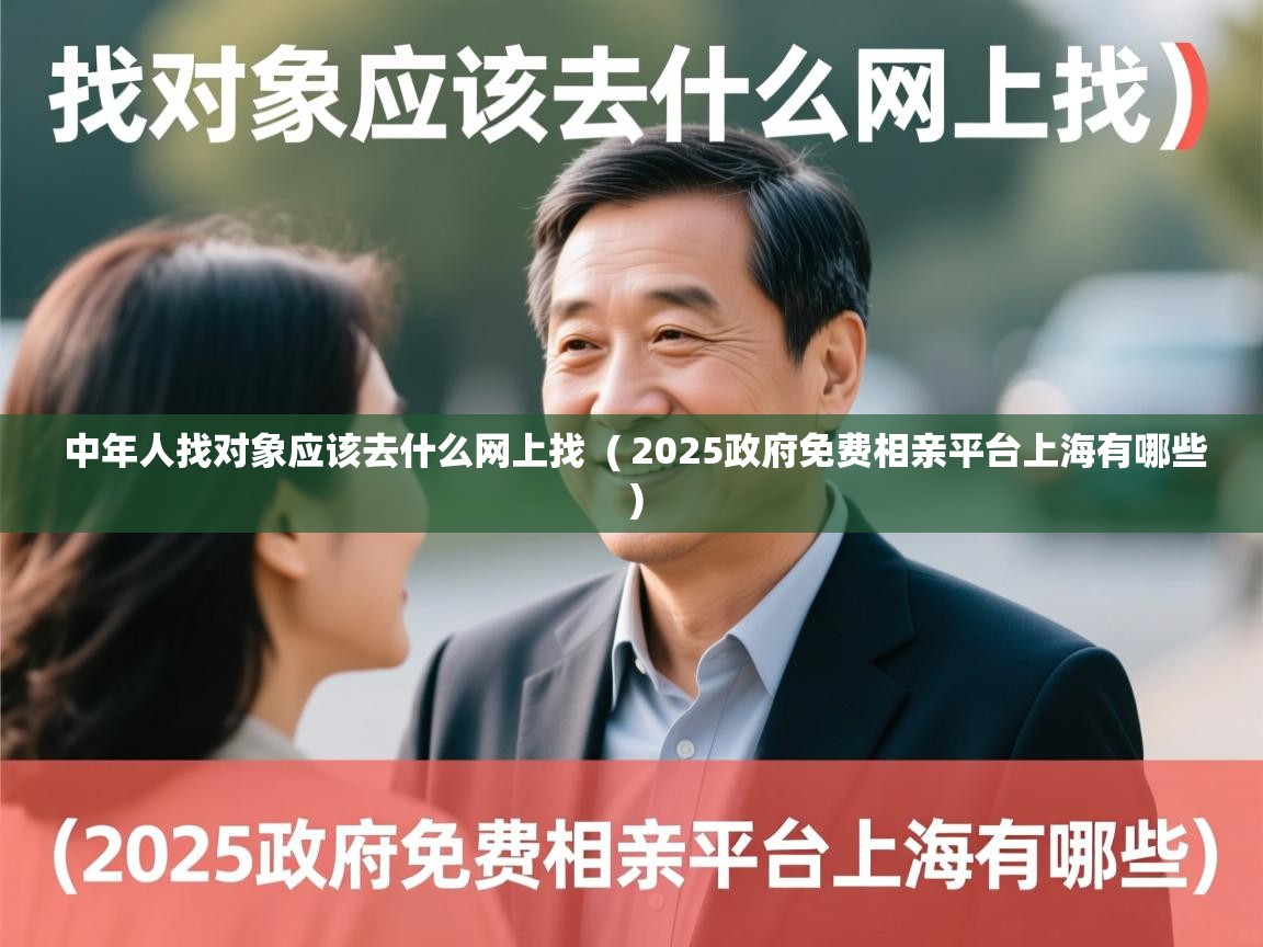  中年人找对象应该去什么网上找  ( 2025政府免费相亲平台上海有哪些 )