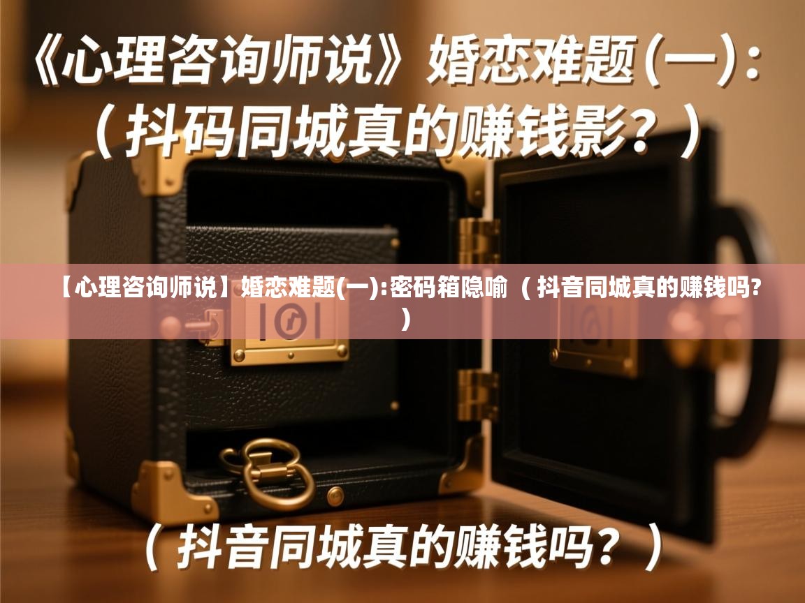 【心理咨询师说】婚恋难题(一):密码箱隐喻 ( 抖音同城真的赚钱吗? ) 【心理咨询师说】婚恋难题(一):密码箱隐喻 ( 抖音同城真的赚钱吗? )