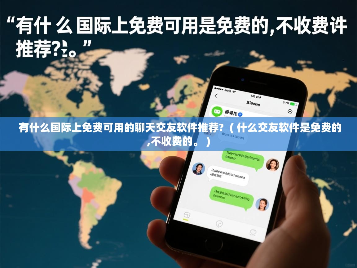  有什么国际上免费可用的聊天交友软件推荐?  ( 什么交友软件是免费的,不收费的。 )