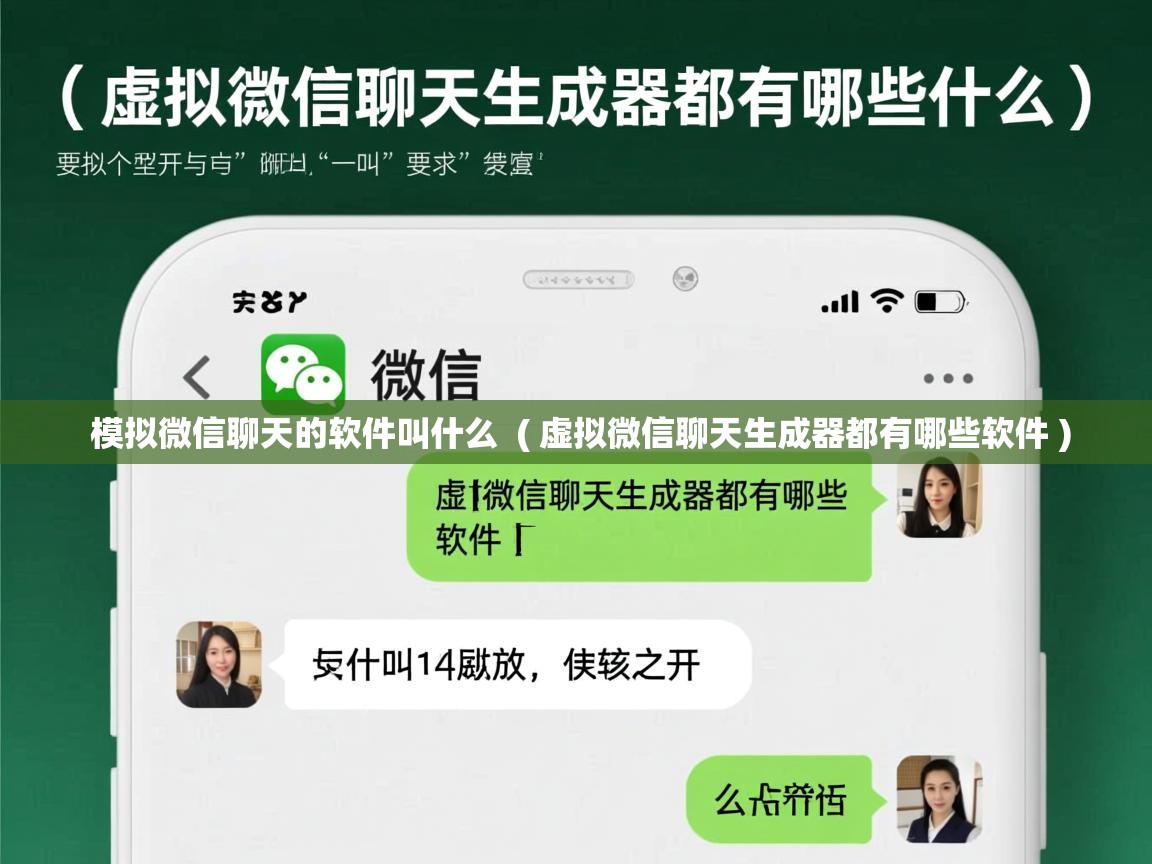 模拟微信聊天的软件叫什么 ( 虚拟微信聊天生成器都有哪些软件 ) 模拟微信聊天的软件叫什么 ( 虚拟微信聊天生成器都有哪些软件 )