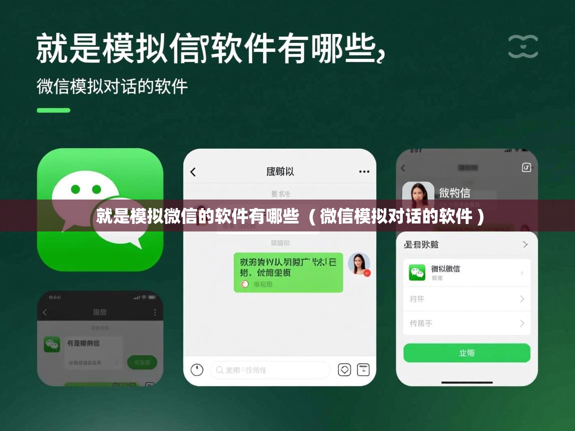 就是模拟微信的软件有哪些 ( 微信模拟对话的软件 ) 就是模拟微信的软件有哪些 ( 微信模拟对话的软件 )