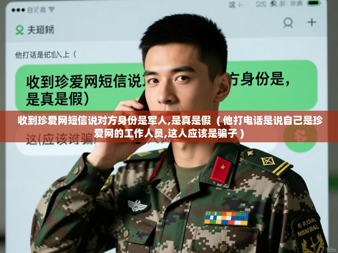  收到珍爱网短信说对方身份是军人,是真是假  ( 他打电话是说自己是珍爱网的工作人员,这人应该是骗子 )