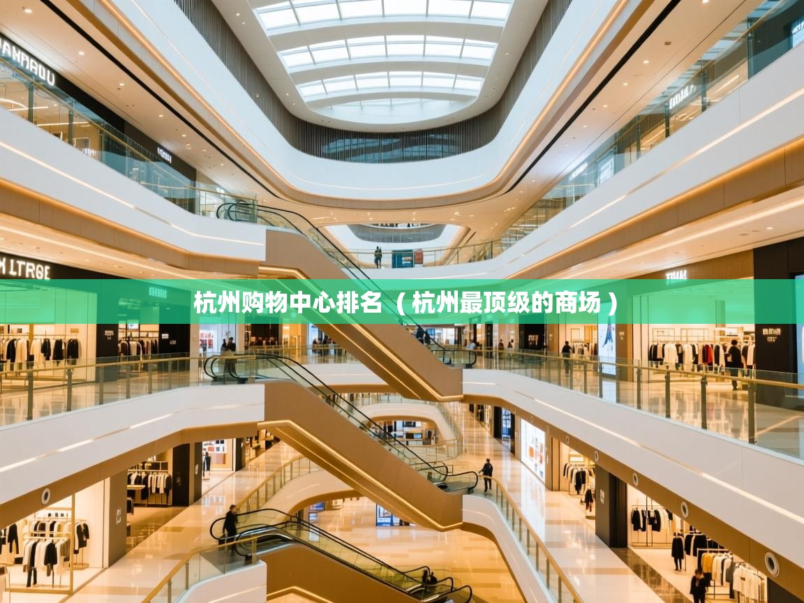  杭州购物中心排名  ( 杭州最顶级的商场 )