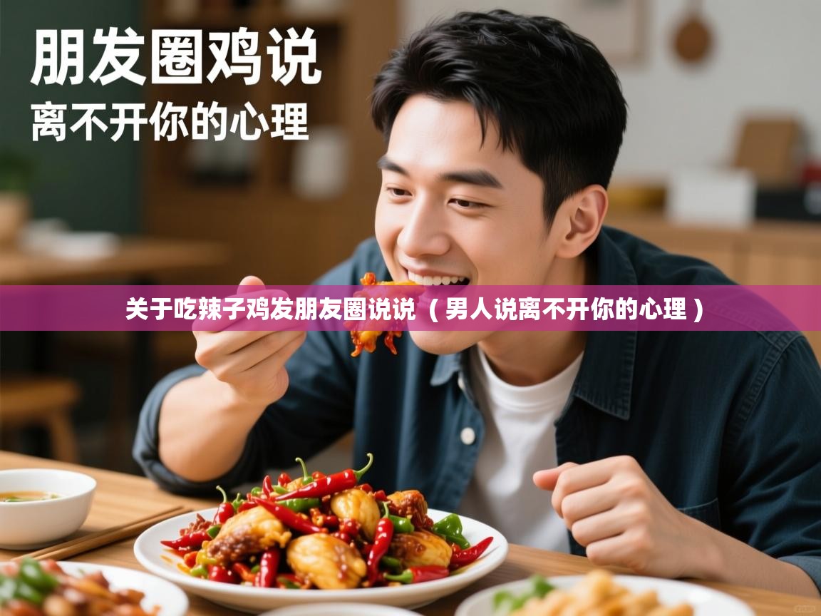  关于吃辣子鸡发朋友圈说说  ( 男人说离不开你的心理 )