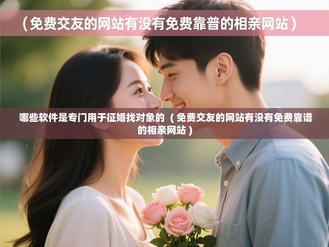  哪些软件是专门用于征婚找对象的  ( 免费交友的网站有没有免费靠谱的相亲网站 )
