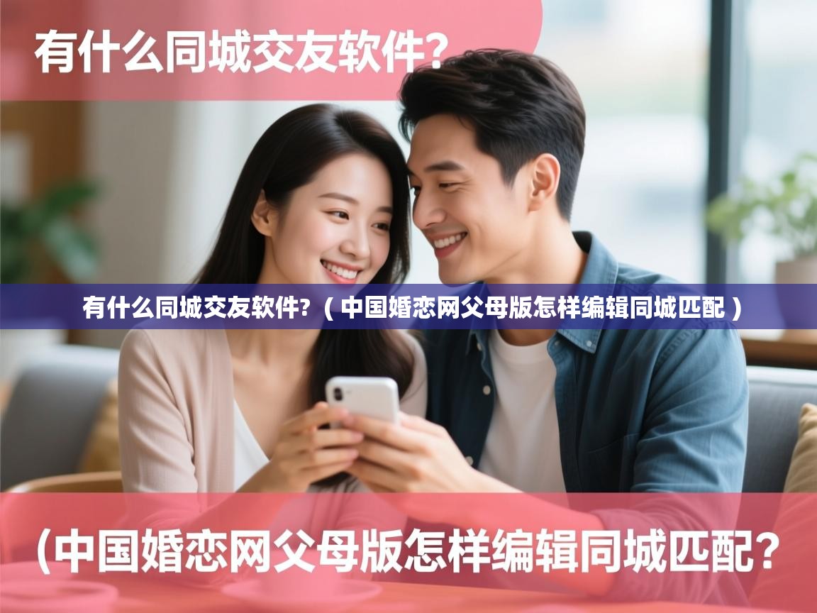  有什么同城交友软件?  ( 中国婚恋网父母版怎样编辑同城匹配 )