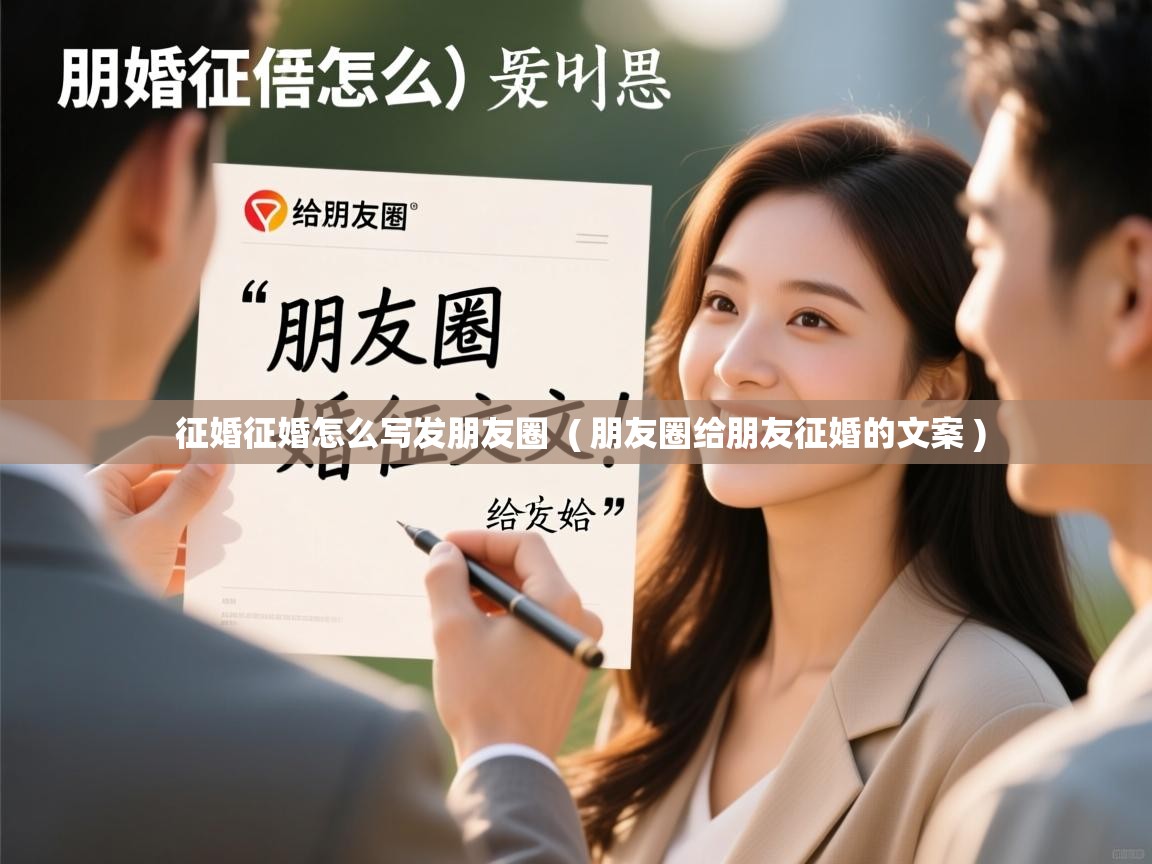  征婚征婚怎么写发朋友圈  ( 朋友圈给朋友征婚的文案 )