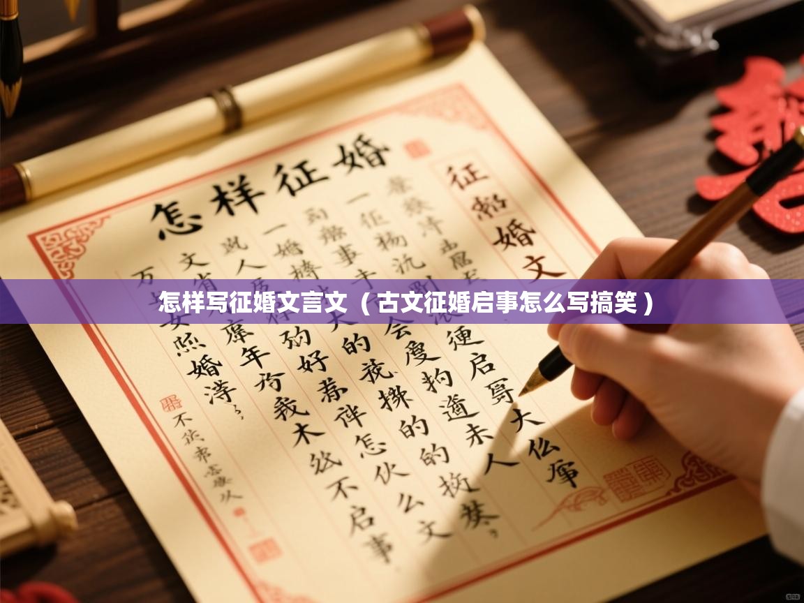  怎样写征婚文言文  ( 古文征婚启事怎么写搞笑 )