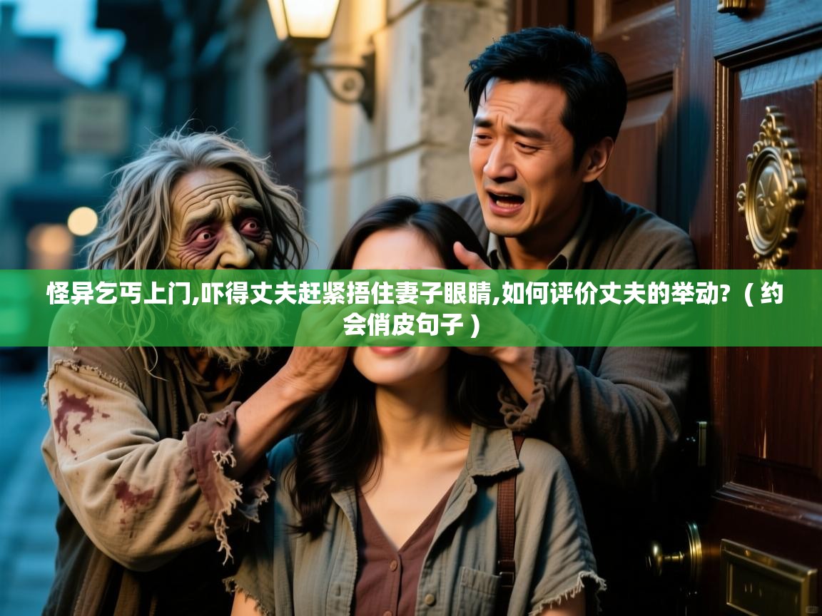  怪异乞丐上门,吓得丈夫赶紧捂住妻子眼睛,如何评价丈夫的举动?  ( 约会俏皮句子 )
