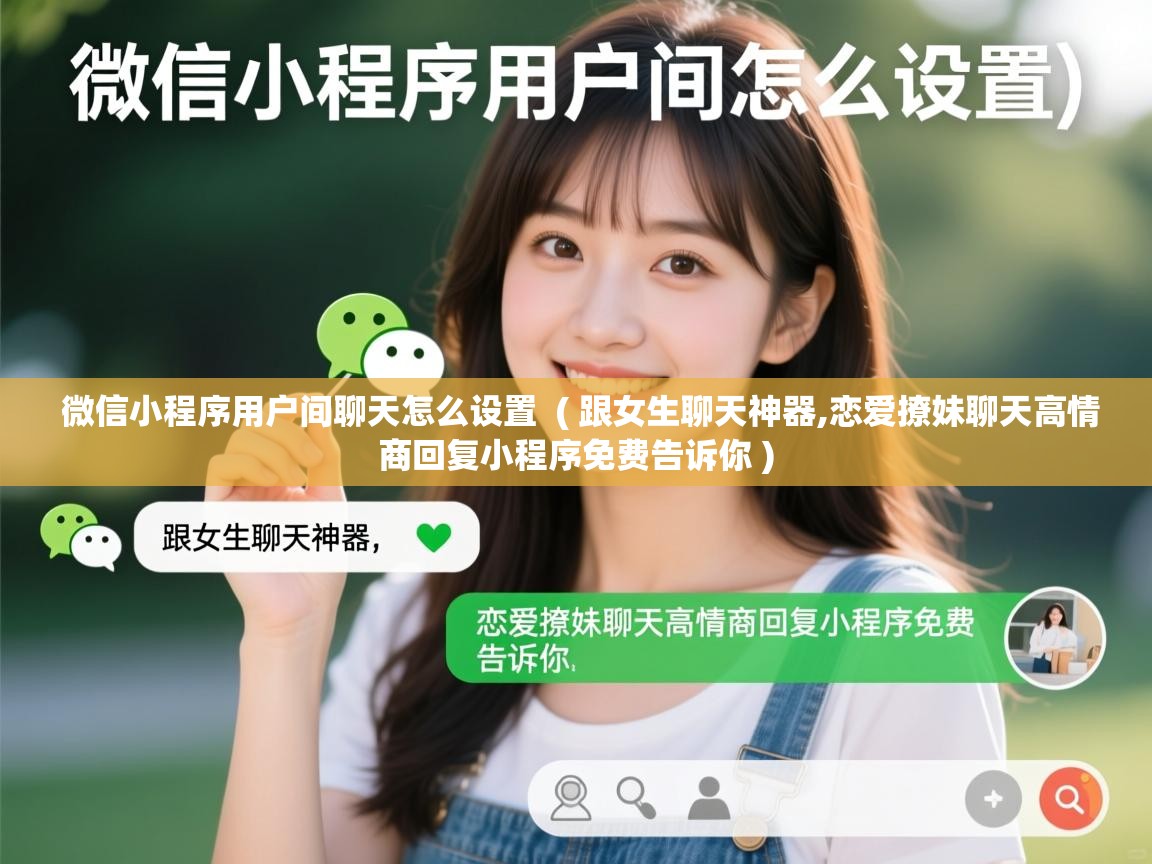  微信小程序用户间聊天怎么设置  ( 跟女生聊天神器,恋爱撩妹聊天高情商回复小程序免费告诉你 )