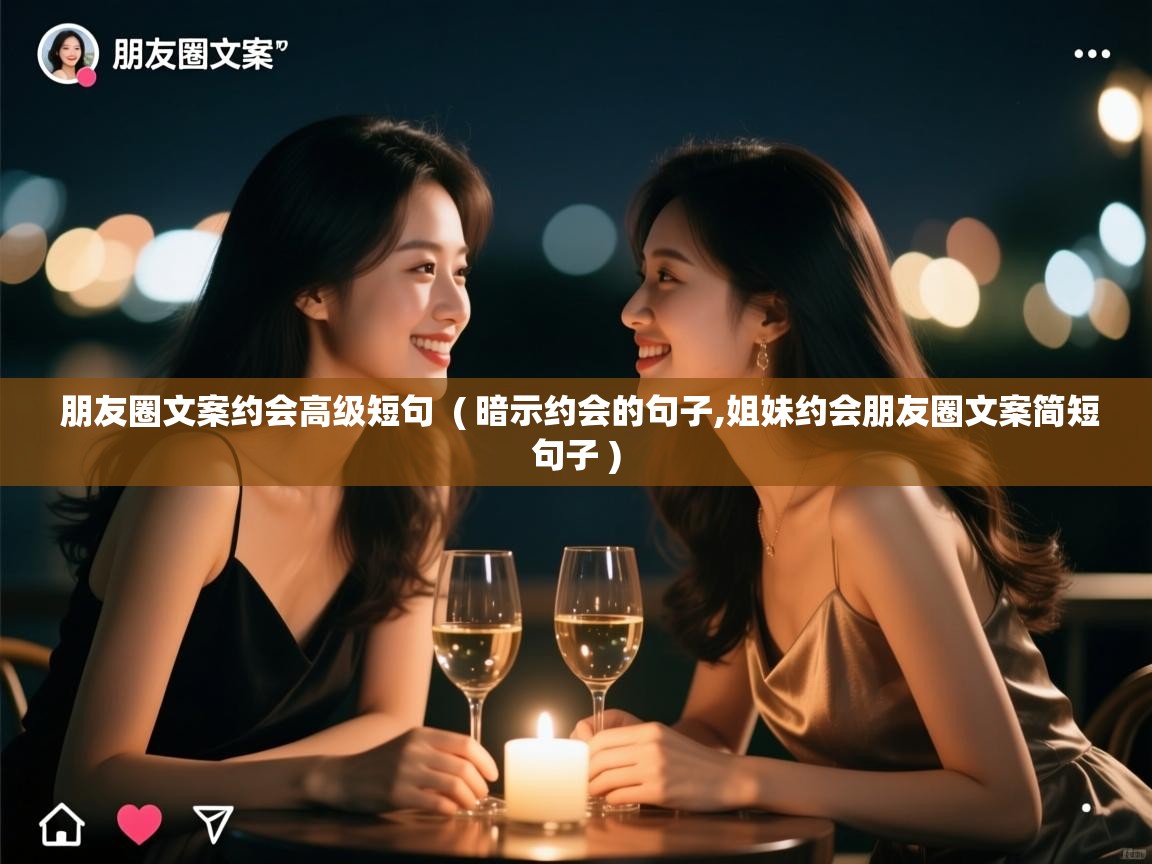  朋友圈文案约会高级短句  ( 暗示约会的句子,姐妹约会朋友圈文案简短句子 )