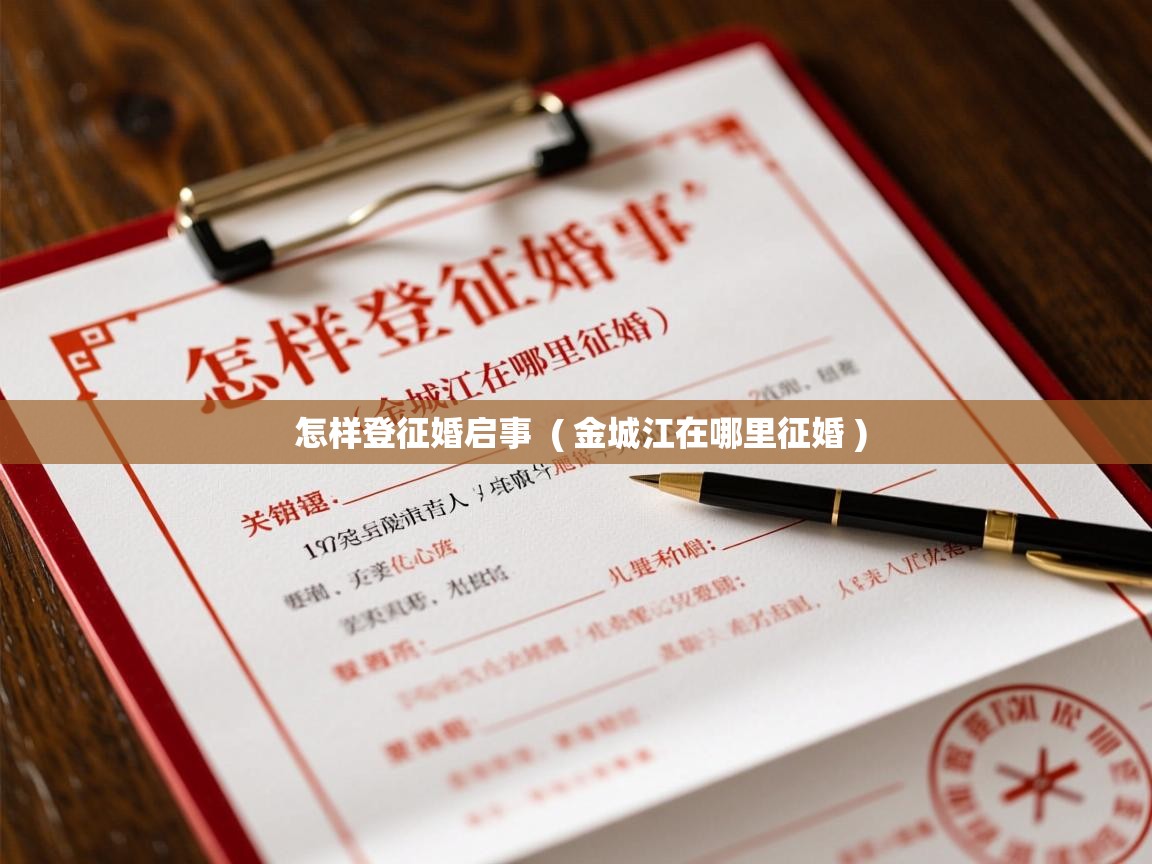  怎样登征婚启事  ( 金城江在哪里征婚 )