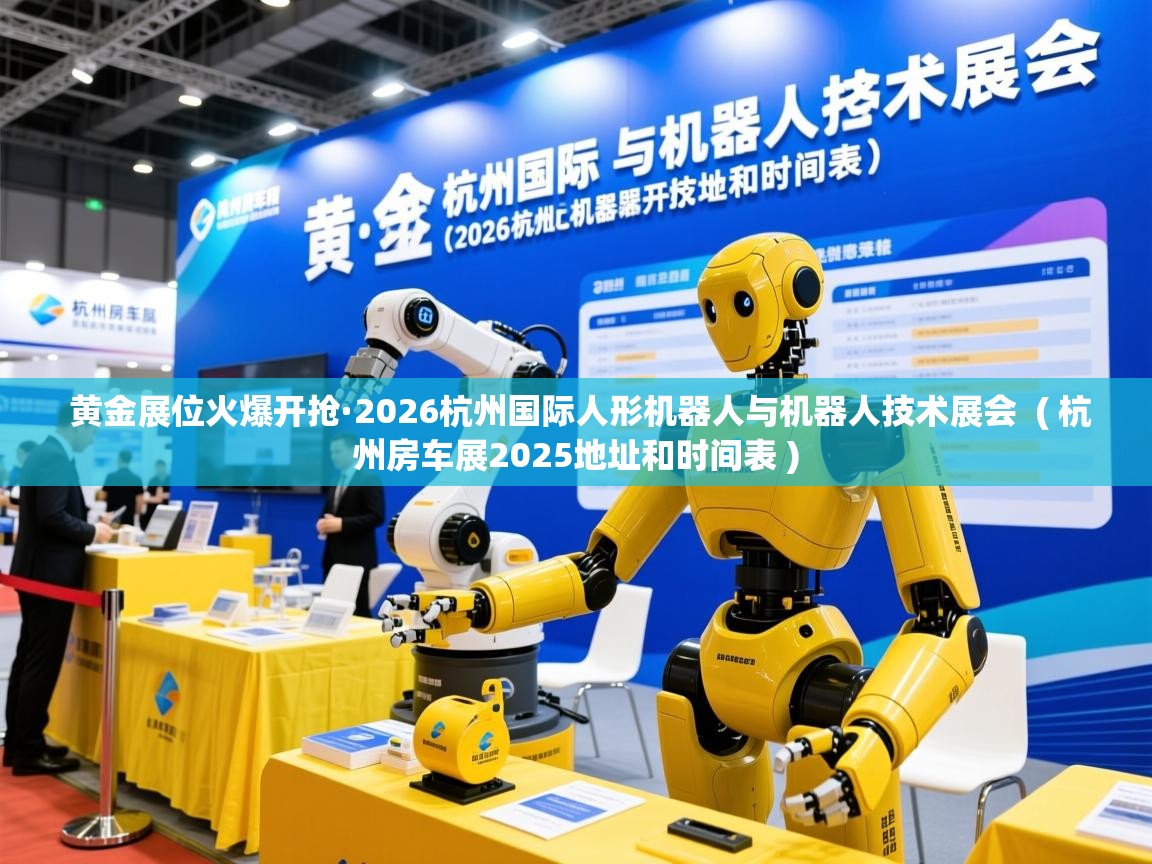 黄金展位火爆开抢·2026杭州国际人形机器人与机器人技术展会 ( 杭州房车展2025地址和时间表 ) 黄金展位火爆开抢·2026杭州国际人形机器人与机器人技术展会 ( 杭州房车展2025地址和时间表 )