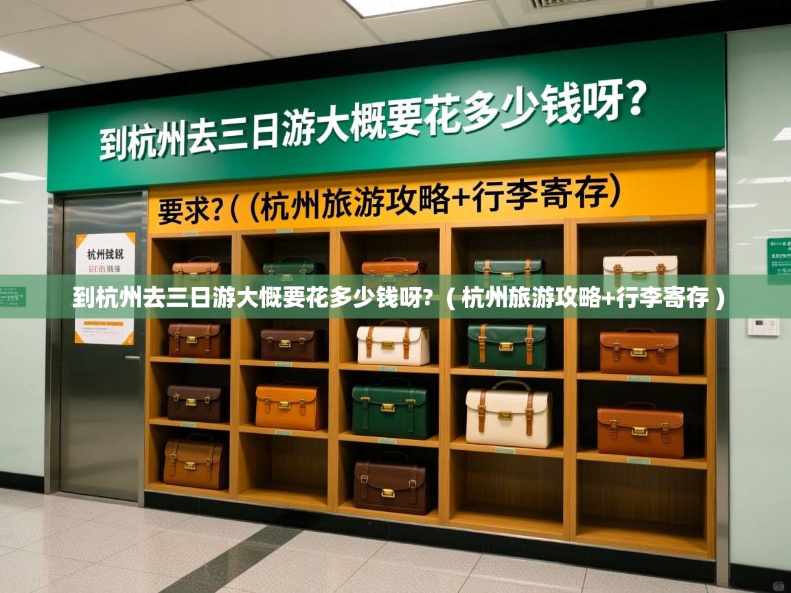  到杭州去三日游大慨要花多少钱呀?  ( 杭州旅游攻略+行李寄存 )