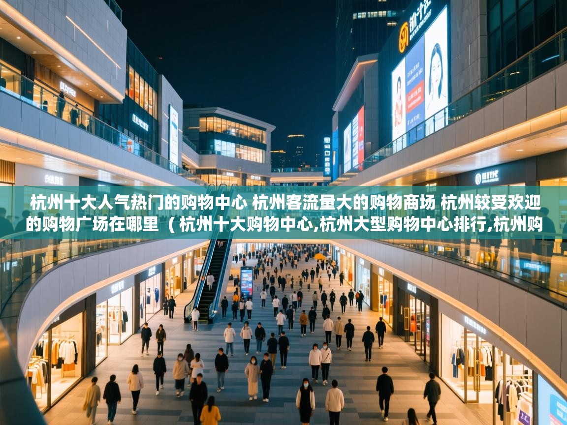  杭州十大人气热门的购物中心 杭州客流量大的购物商场 杭州较受欢迎的购物广场在哪里  ( 杭州十大购物中心,杭州大型购物中心排行,杭州购物商场哪里好 )