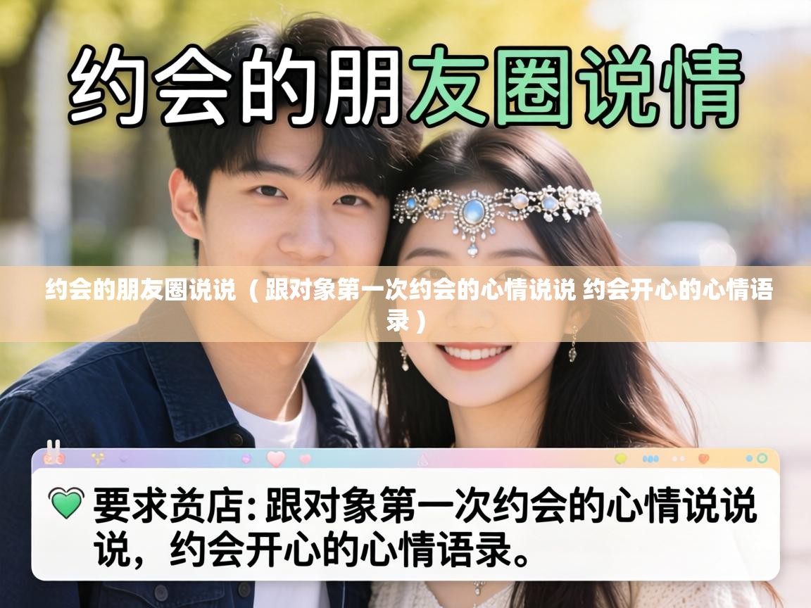  约会的朋友圈说说  ( 跟对象第一次约会的心情说说 约会开心的心情语录 )