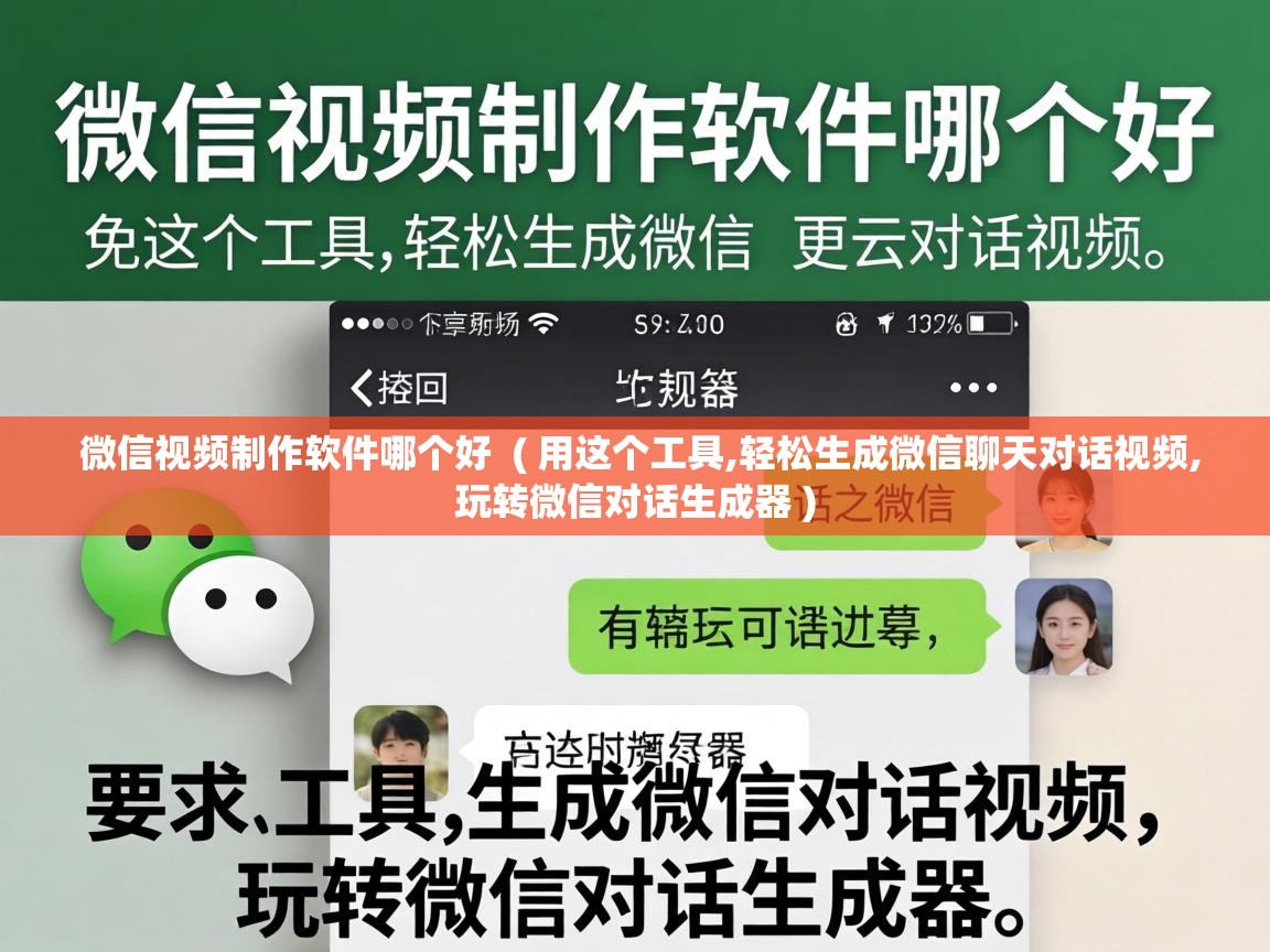  微信视频制作软件哪个好  ( 用这个工具,轻松生成微信聊天对话视频,玩转微信对话生成器 )