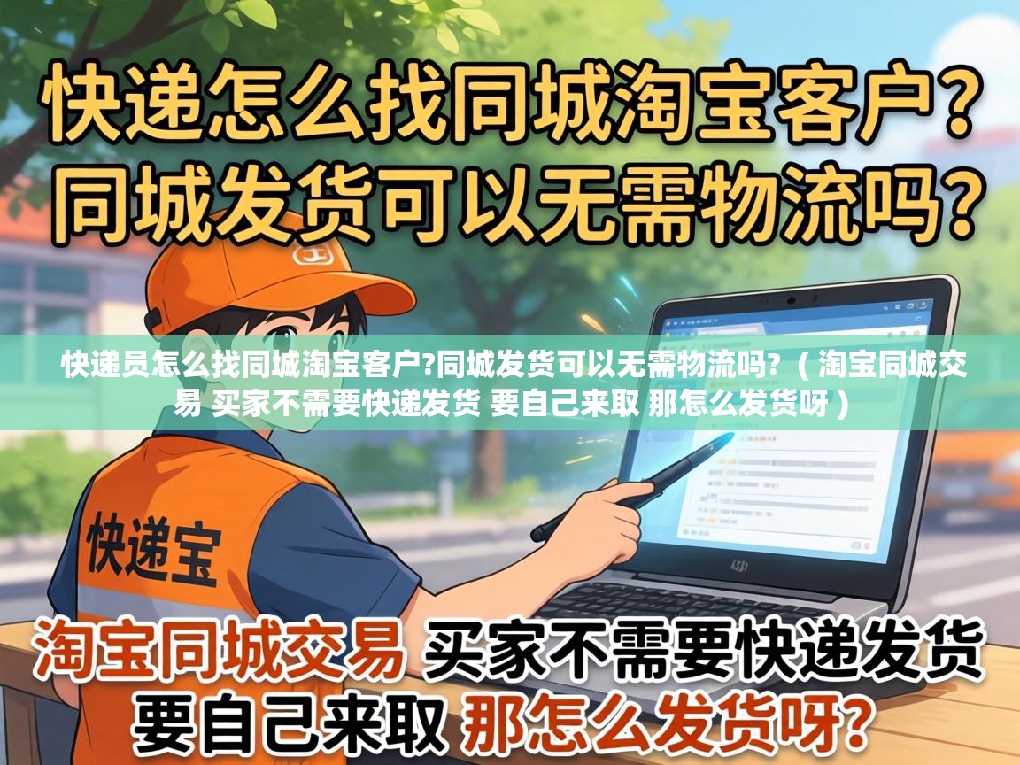  快递员怎么找同城淘宝客户?同城发货可以无需物流吗?  ( 淘宝同城交易 买家不需要快递发货 要自己来取 那怎么发货呀 )