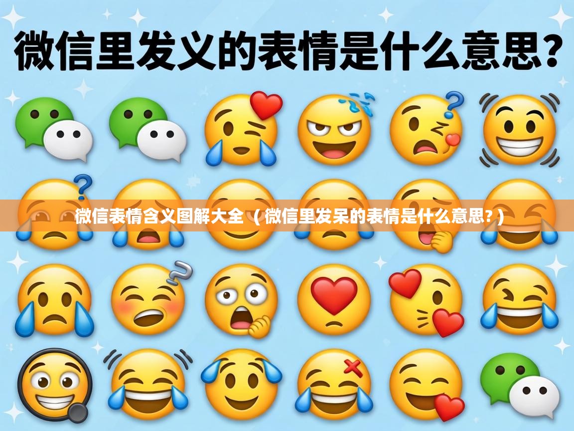  微信表情含义图解大全  ( 微信里发呆的表情是什么意思? )