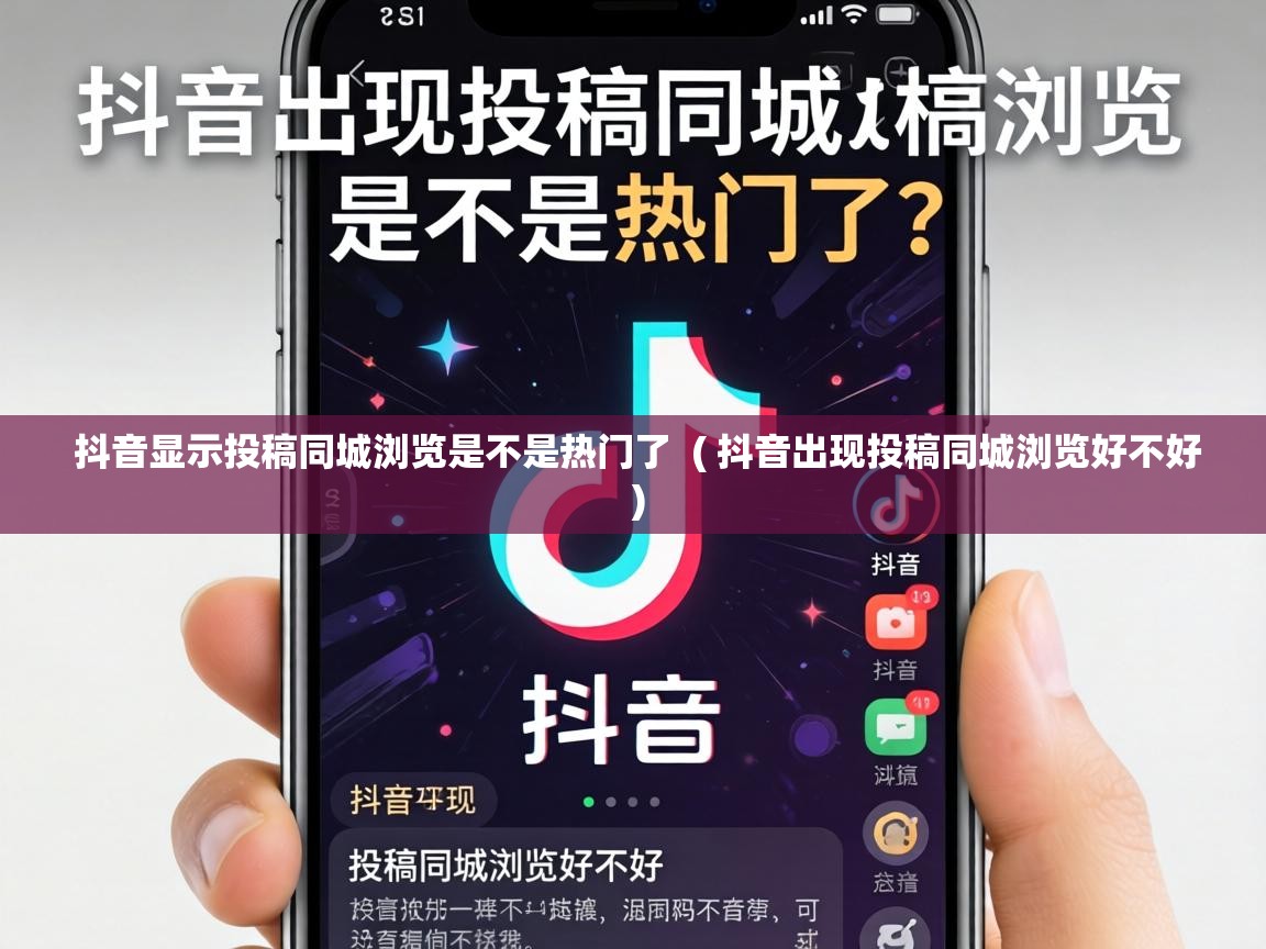  抖音显示投稿同城浏览是不是热门了  ( 抖音出现投稿同城浏览好不好 )