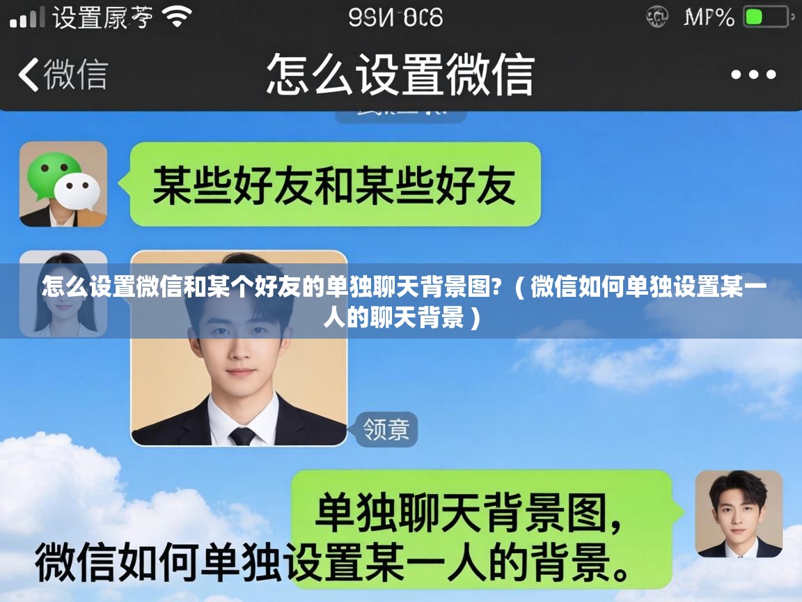  怎么设置微信和某个好友的单独聊天背景图?  ( 微信如何单独设置某一人的聊天背景 )