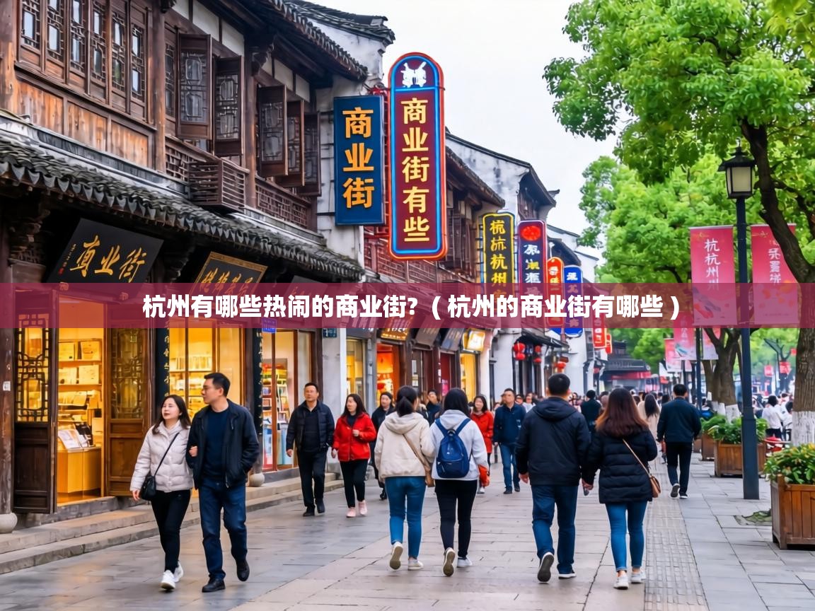  杭州有哪些热闹的商业街?  ( 杭州的商业街有哪些 )