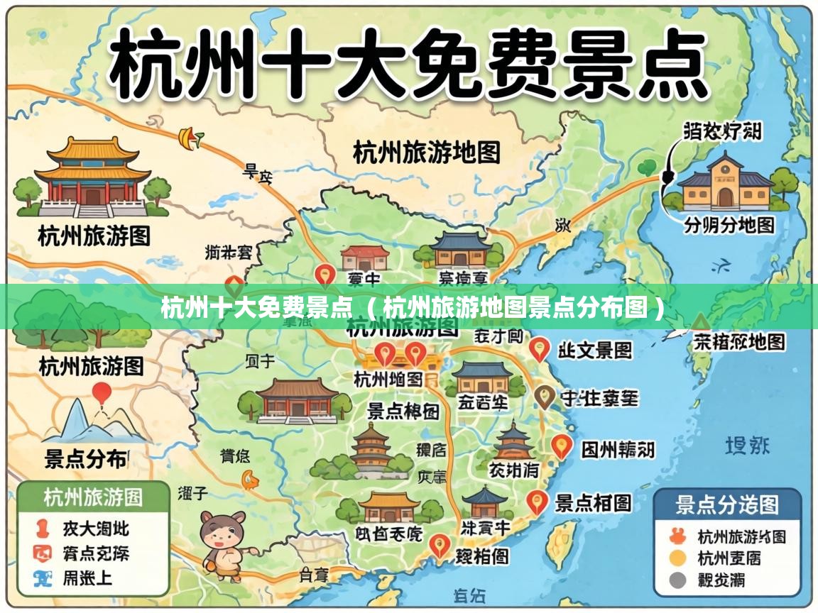 杭州十大免费景点 ( 杭州旅游地图景点分布图 ) 杭州十大免费景点 ( 杭州旅游地图景点分布图 )