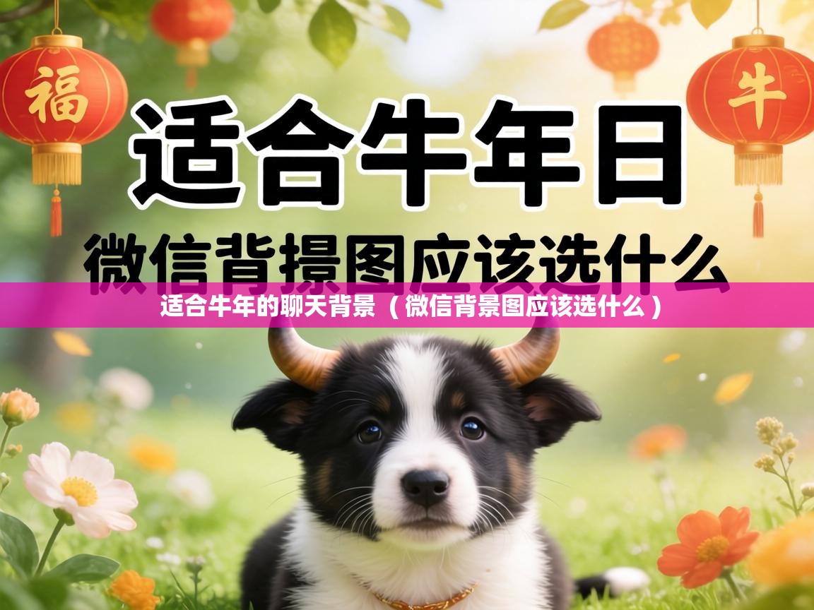 适合牛年的聊天背景 ( 微信背景图应该选什么 ) 适合牛年的聊天背景 ( 微信背景图应该选什么 )