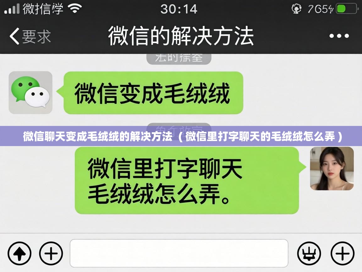 微信聊天变成毛绒绒的解决方法 ( 微信里打字聊天的毛绒绒怎么弄 ) 微信聊天变成毛绒绒的解决方法 ( 微信里打字聊天的毛绒绒怎么弄 )