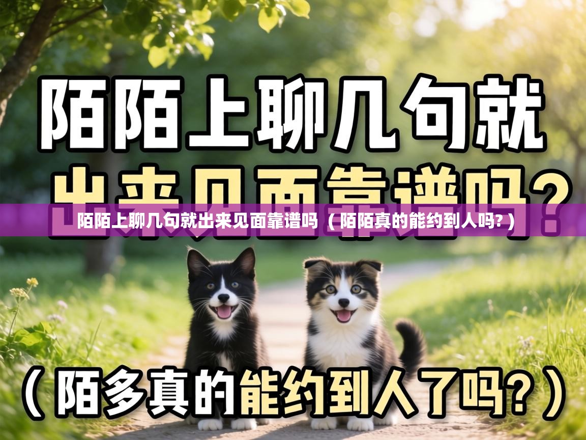  陌陌上聊几句就出来见面靠谱吗  ( 陌陌真的能约到人吗? )