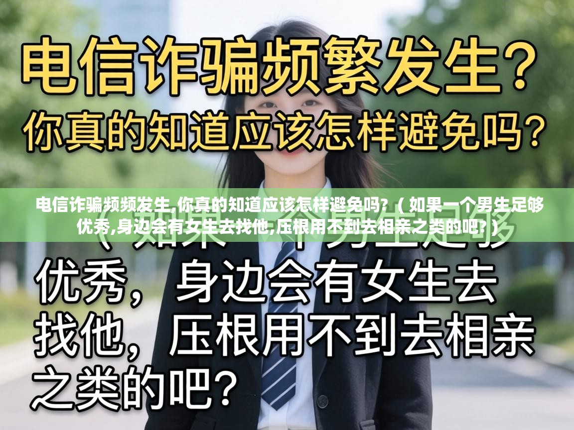  电信诈骗频频发生,你真的知道应该怎样避免吗?  ( 如果一个男生足够优秀,身边会有女生去找他,压根用不到去相亲之类的吧? )