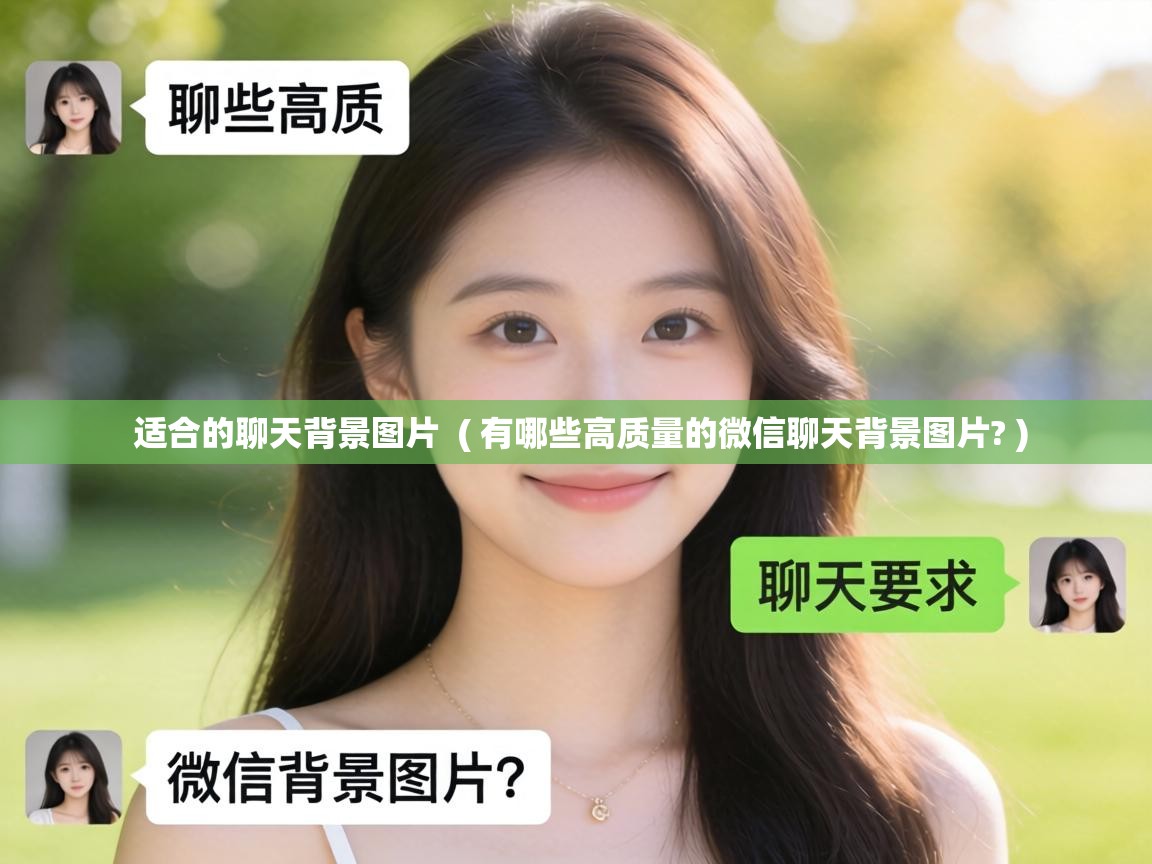  适合的聊天背景图片  ( 有哪些高质量的微信聊天背景图片? )