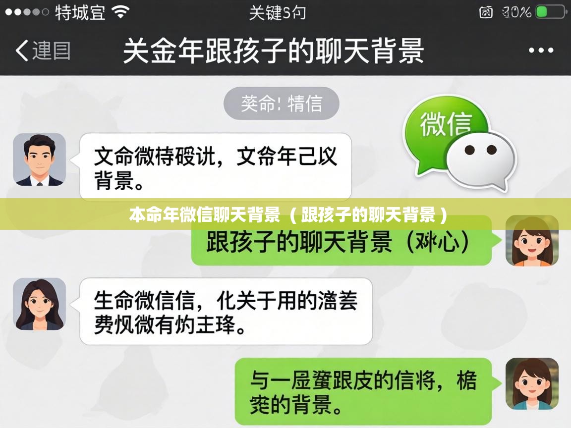 本命年微信聊天背景 ( 跟孩子的聊天背景 ) 本命年微信聊天背景 ( 跟孩子的聊天背景 )