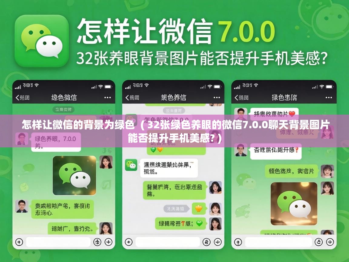 怎样让微信的背景为绿色 ( 32张绿色养眼的微信7.0.0聊天背景图片能否提升手机美感? ) 怎样让微信的背景为绿色 ( 32张绿色养眼的微信7.0.0聊天背景图片能否提升手机美感? )