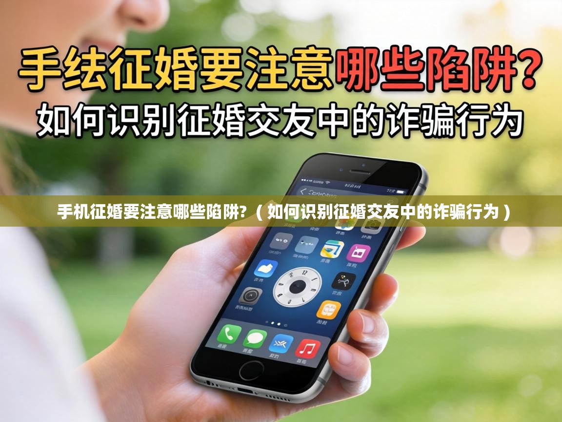  手机征婚要注意哪些陷阱?  ( 如何识别征婚交友中的诈骗行为 )