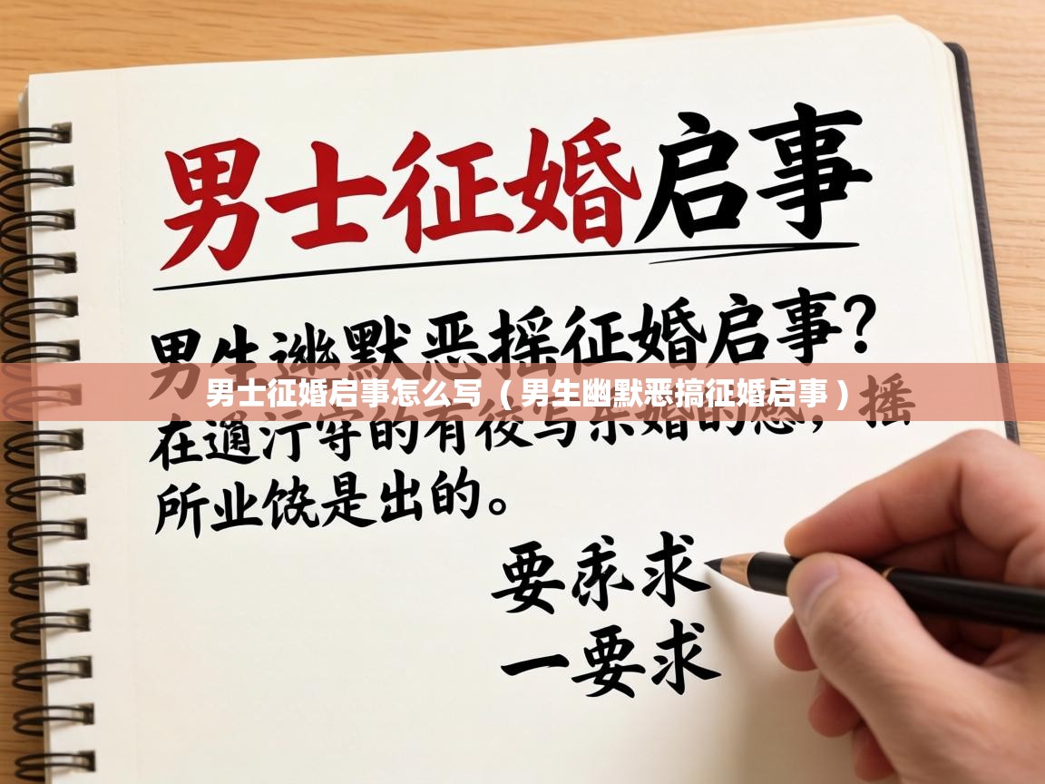  男士征婚启事怎么写  ( 男生幽默恶搞征婚启事 )