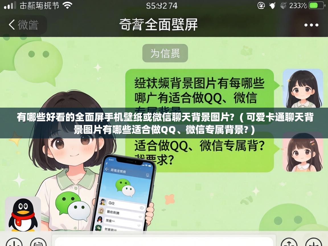 有哪些好看的全面屏手机壁纸或微信聊天背景图片? ( 可爱卡通聊天背景图片有哪些适合做QQ、微信专属背景? ) 有哪些好看的全面屏手机壁纸或微信聊天背景图片? ( 可爱卡通聊天背景图片有哪些适合做QQ、微信专属背景? )