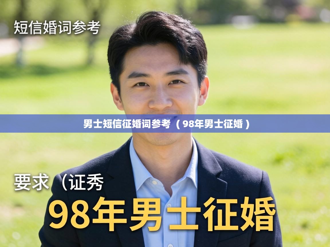  男士短信征婚词参考  ( 98年男士征婚 )