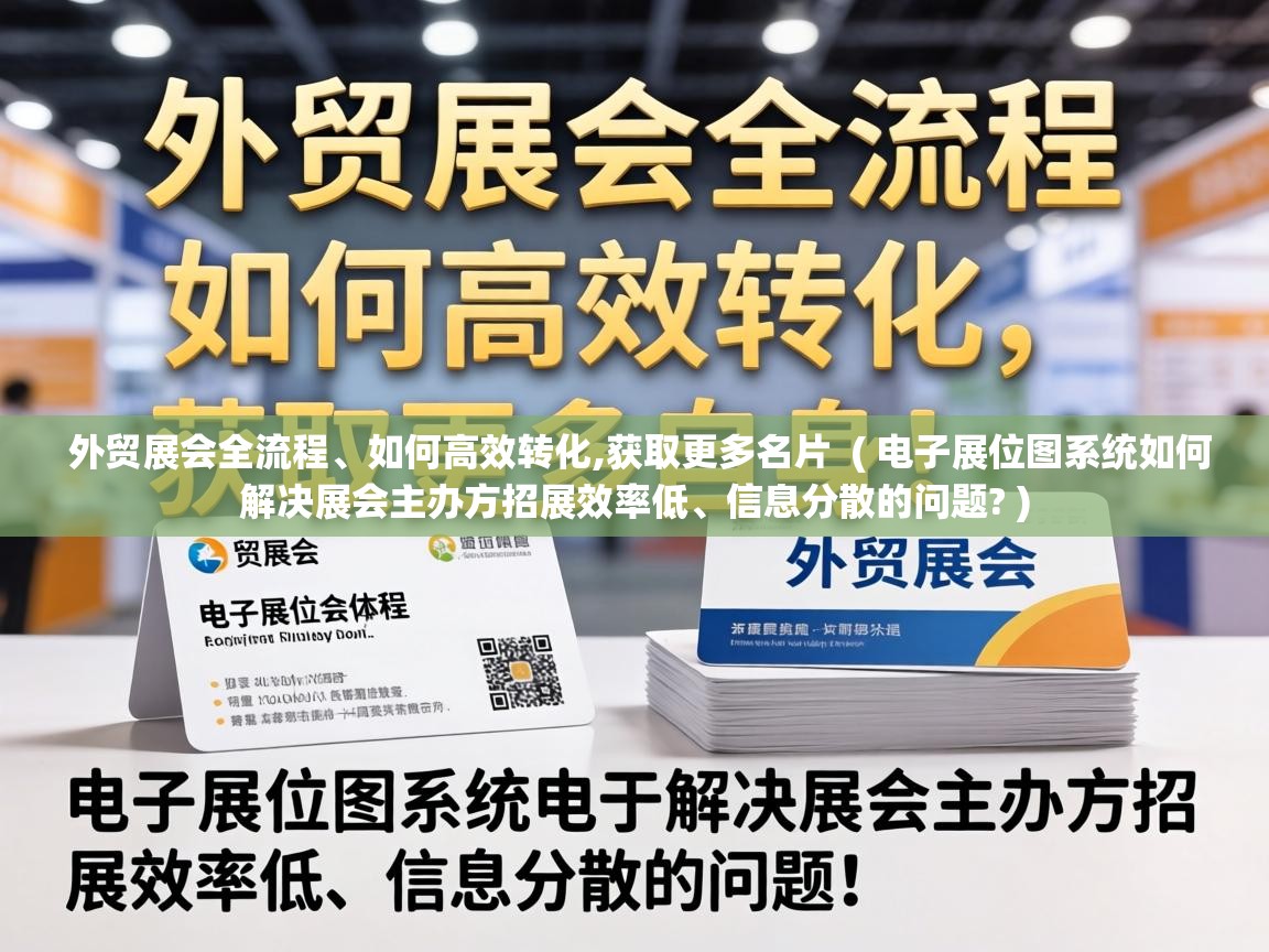 外贸展会全流程、如何高效转化,获取更多名片 ( 电子展位图系统如何解决展会主办方招展效率低、信息分散的问题? ) 外贸展会全流程、如何高效转化,获取更多名片 ( 电子展位图系统如何解决展会主办方招展效率低、信息分散的问题? )