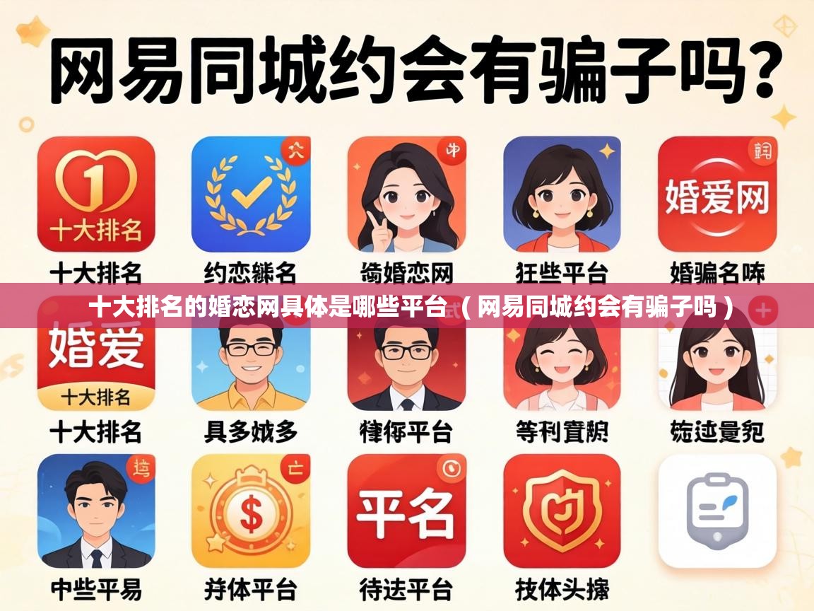  十大排名的婚恋网具体是哪些平台  ( 网易同城约会有骗子吗 )