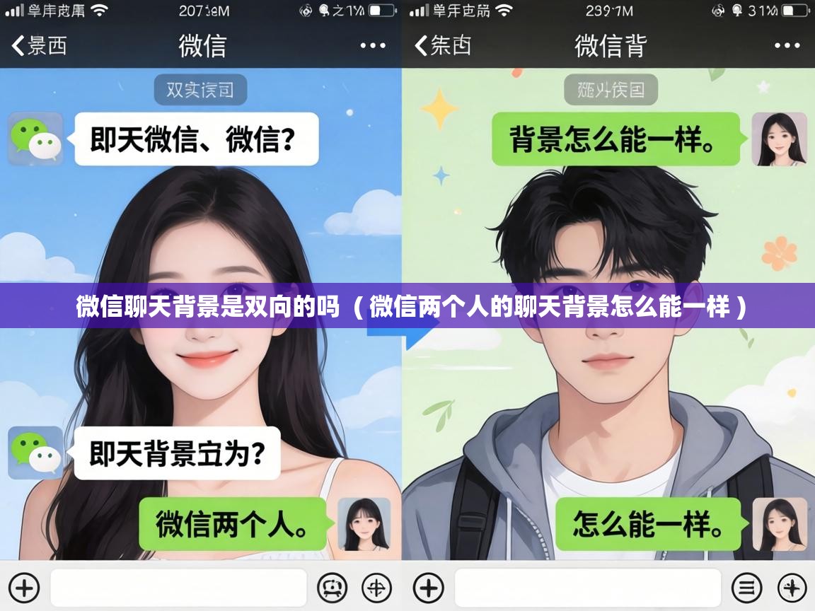  微信聊天背景是双向的吗  ( 微信两个人的聊天背景怎么能一样 )