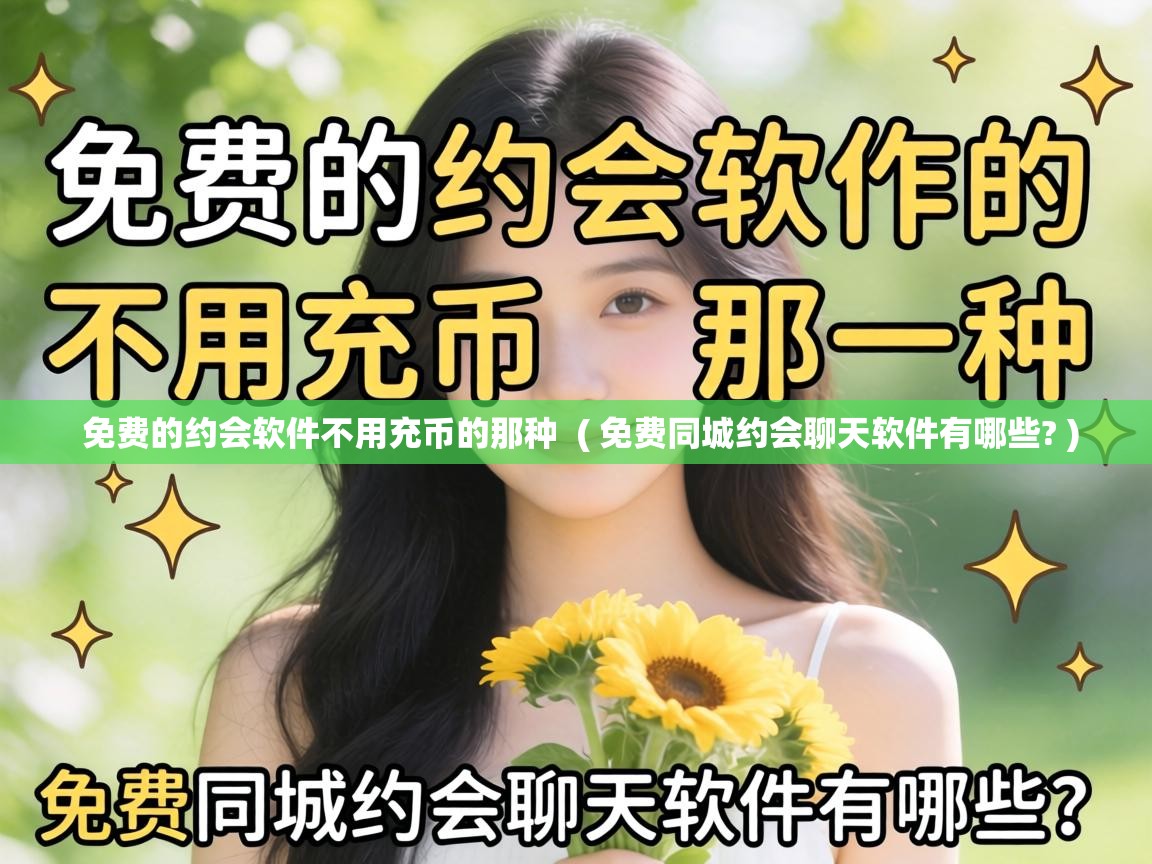 免费的约会软件不用充币的那种  ( 免费同城约会聊天软件有哪些? )