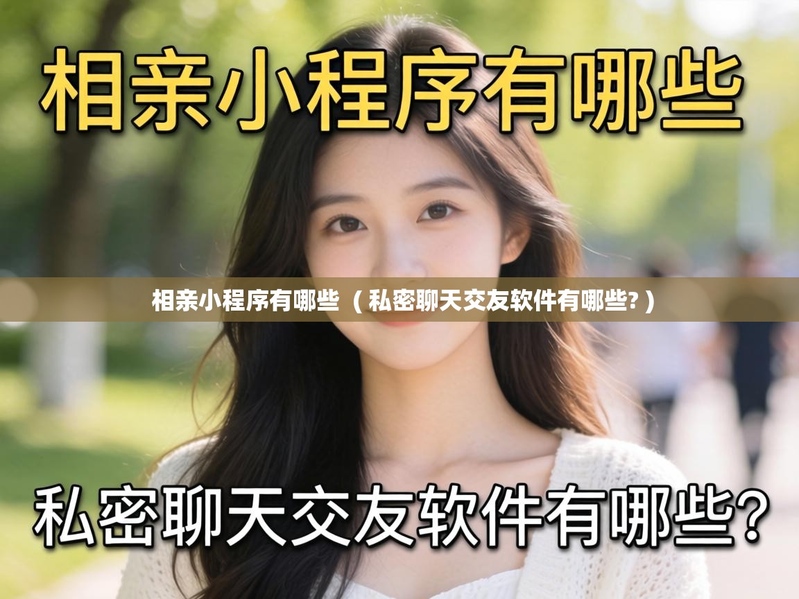  相亲小程序有哪些  ( 私密聊天交友软件有哪些? )