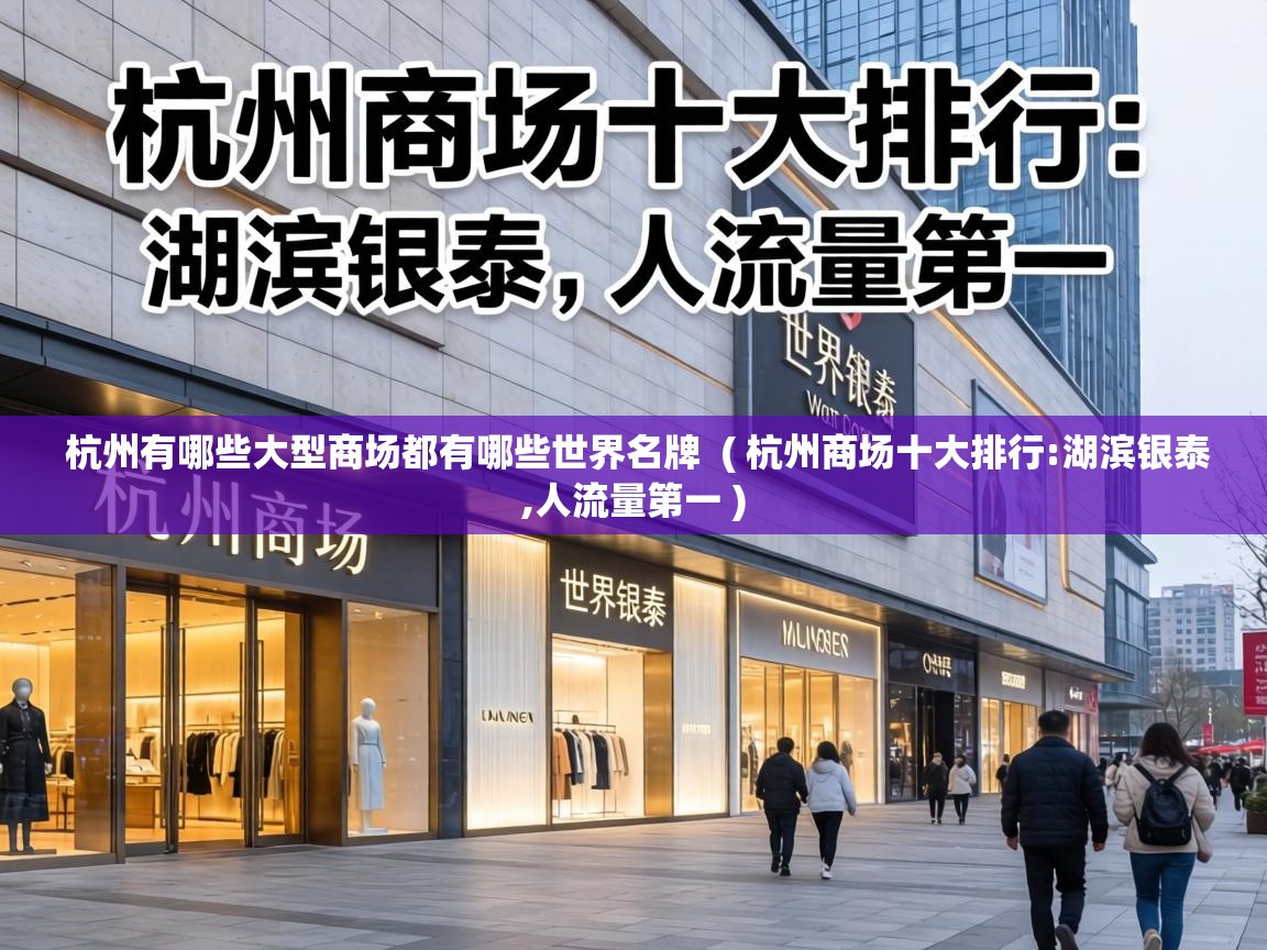  杭州有哪些大型商场都有哪些世界名牌  ( 杭州商场十大排行:湖滨银泰,人流量第一 )